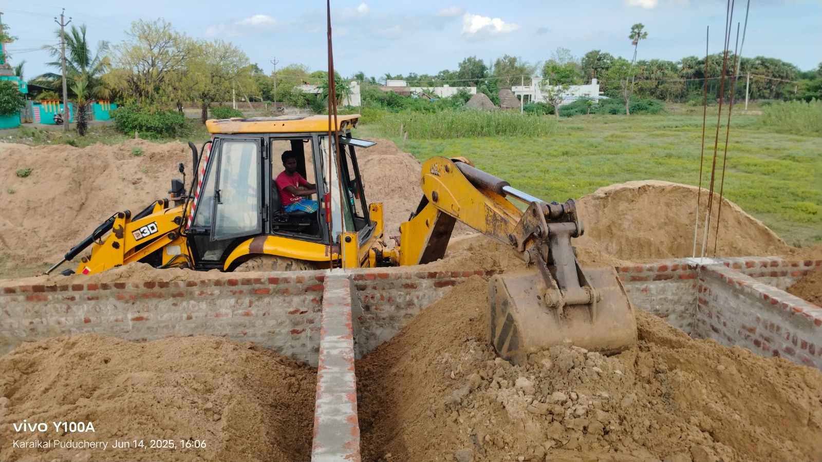 JCB Excavation – Building Contractor Karaikal – KTR Builders