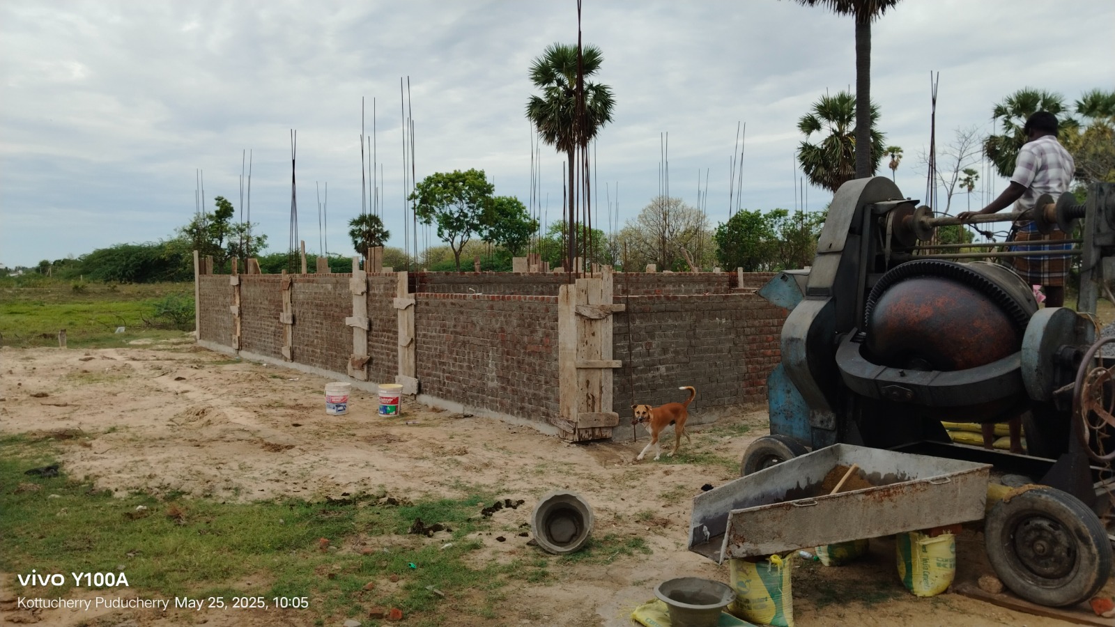 Concrete Mixer Work – Building Contractor Karaikal – KTR Builders